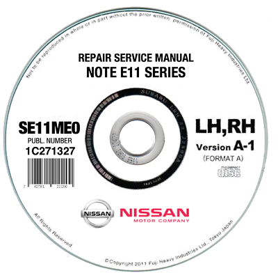Nissan Note E11 (2006-2009)  manuale officina - repair manual FAST