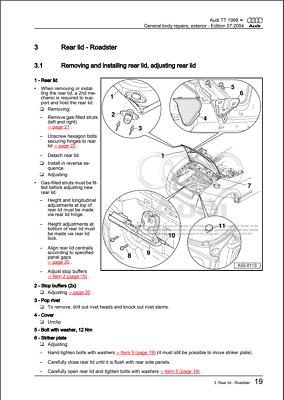 Audi TT (1997-2006) repair manual