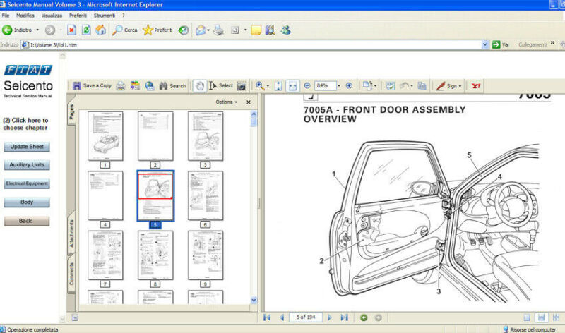 Fiat Seicento (1998-2005) ENG