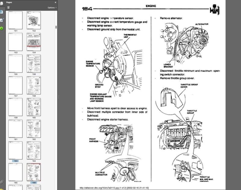 Alfa Romeo 164 manuale riparazione