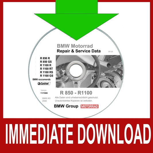 Bmw R850 - R1100 (1996-2001) manuale officina - repair manual FAST