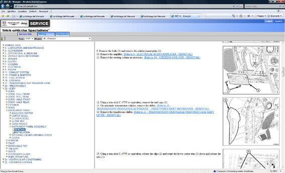 Jeep Cherokee Liberty (KJ) 2001-2008 INTERNET EXPLORER