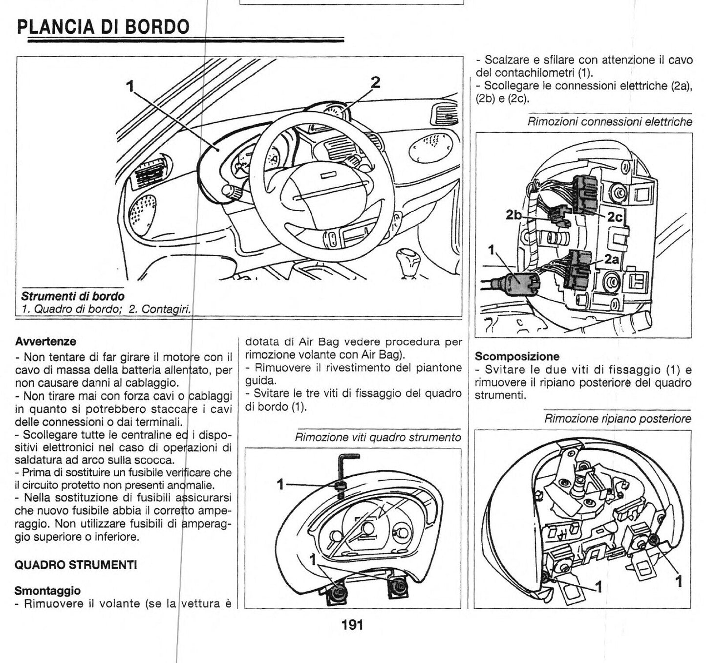 Fiat Seicento (1998-2010)  manuale officina  (in ITALIANO) FAST