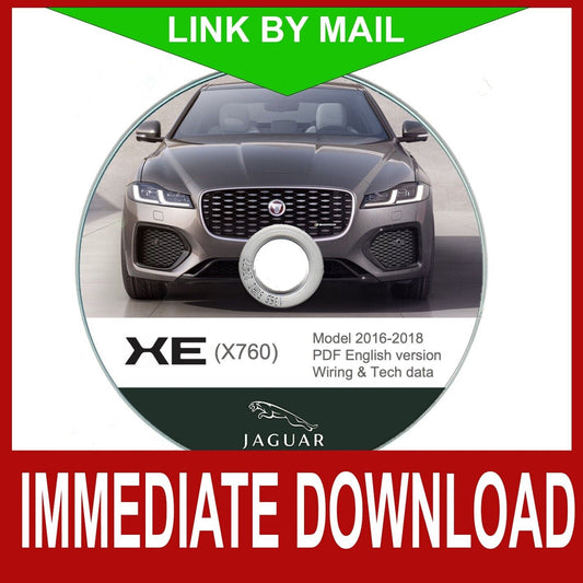 Jaguar XE (Code X760)  2016-2018 manuale officina - repair manual FAST