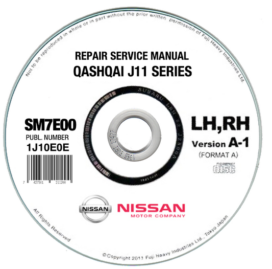 Nissan Qashqai J11 (2013-2019) manuale officina - repair manual FAST