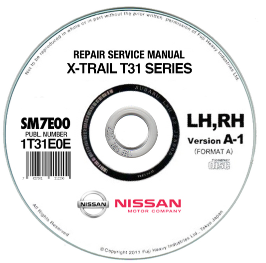 Nissan X-Trail T31 (2007-2014) manuale officina - repair manual FAST