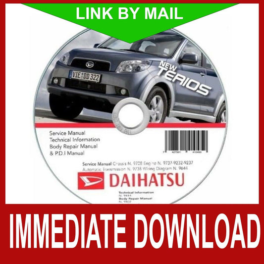 Daihatsu NEW TERIOS manuale officina - repair manual FAST