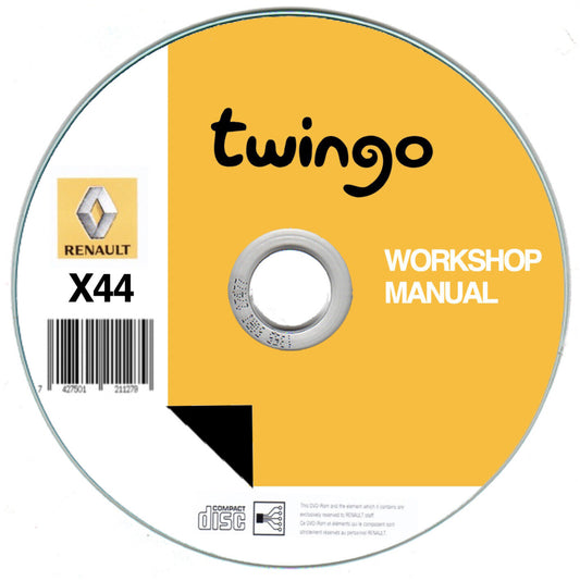 Renault Twingo II (X44) 2007-14 manuale officina - repair manual FAST