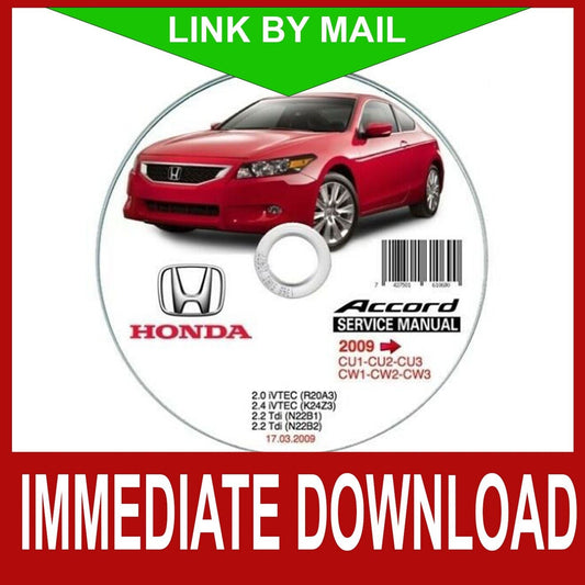 Honda Accord (2009--)  manuale officina - repair manual FAST