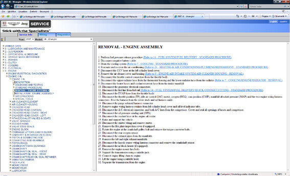 Jeep Cherokee Liberty (KJ) 2001-2008 INTERNET EXPLORER