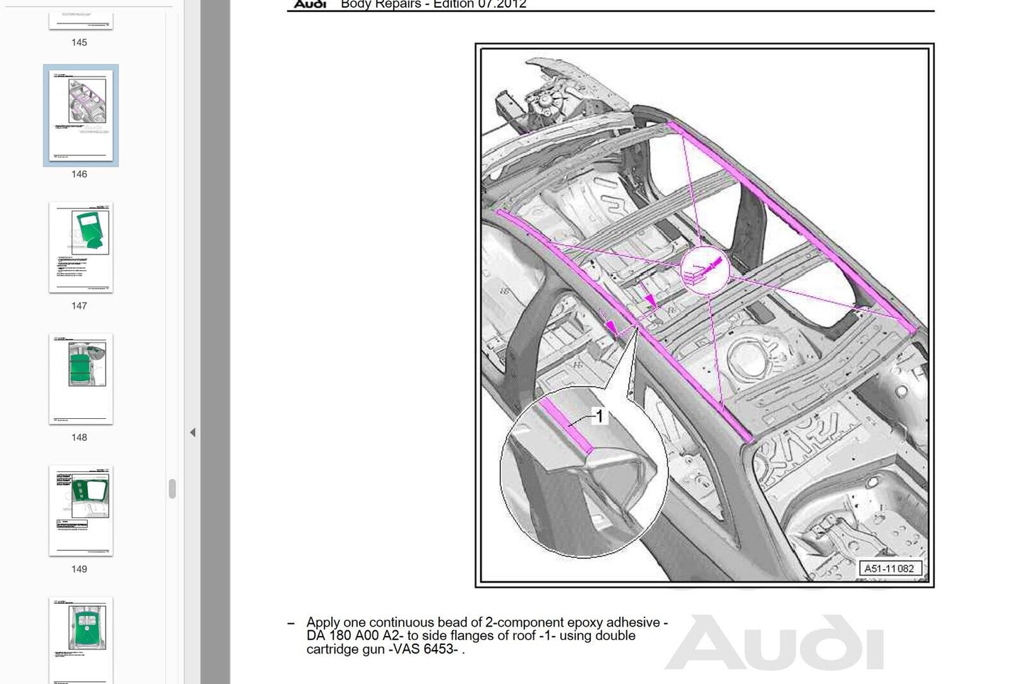 Audi A6 (C6) 2005-2011 manuale riparazione