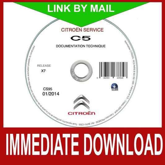 Citroen C5 (X7) 2008-2015  manuale officina repair manual FAST