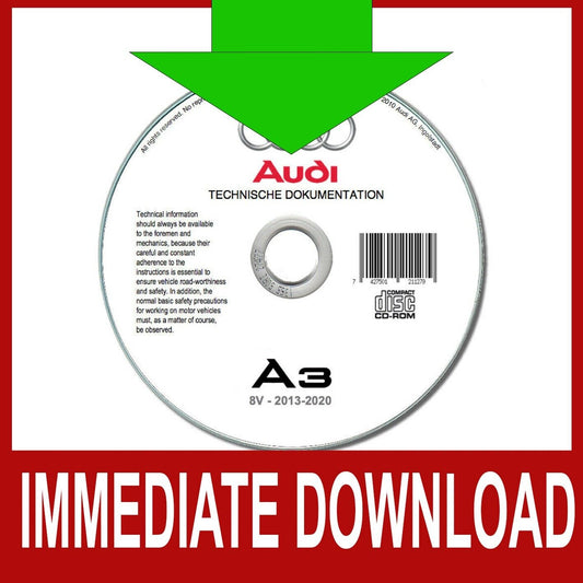 Audi A3 (8V) 2013-2020 repair manual