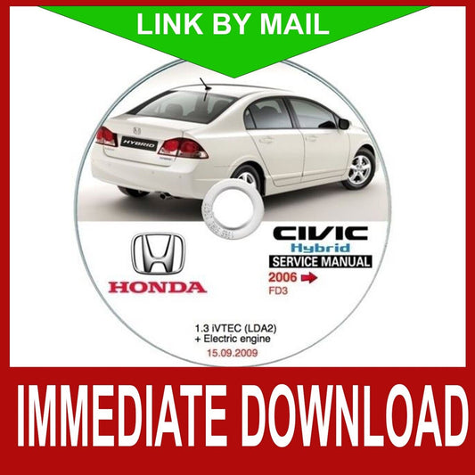 Honda Civic Hybrid (MY 2006--) manuale officina - repair manual FAST