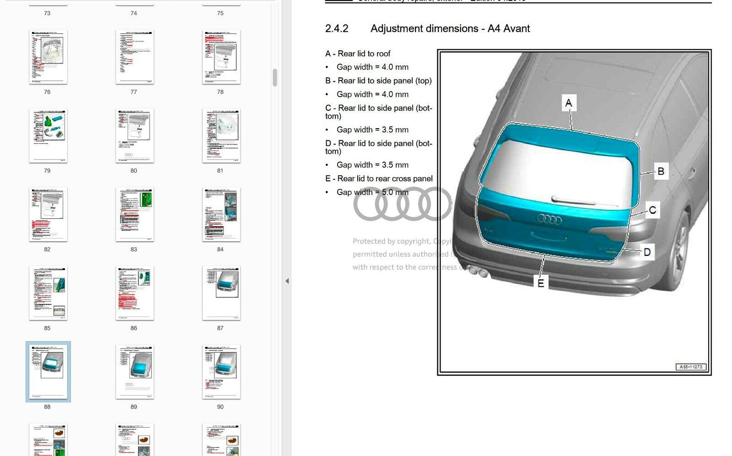 Audi A4 B9 (2015-2020)