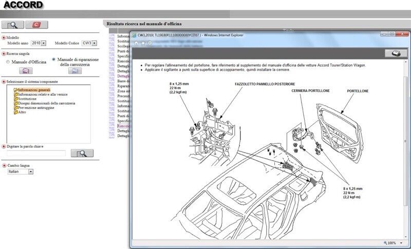 Honda Accord (2009--)  manuale officina - repair manual FAST