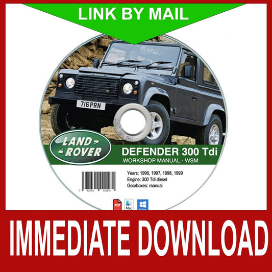 Land Rover Defender 300 Tdi (1996-1999)  ITA manuale officina -epair manual FAST