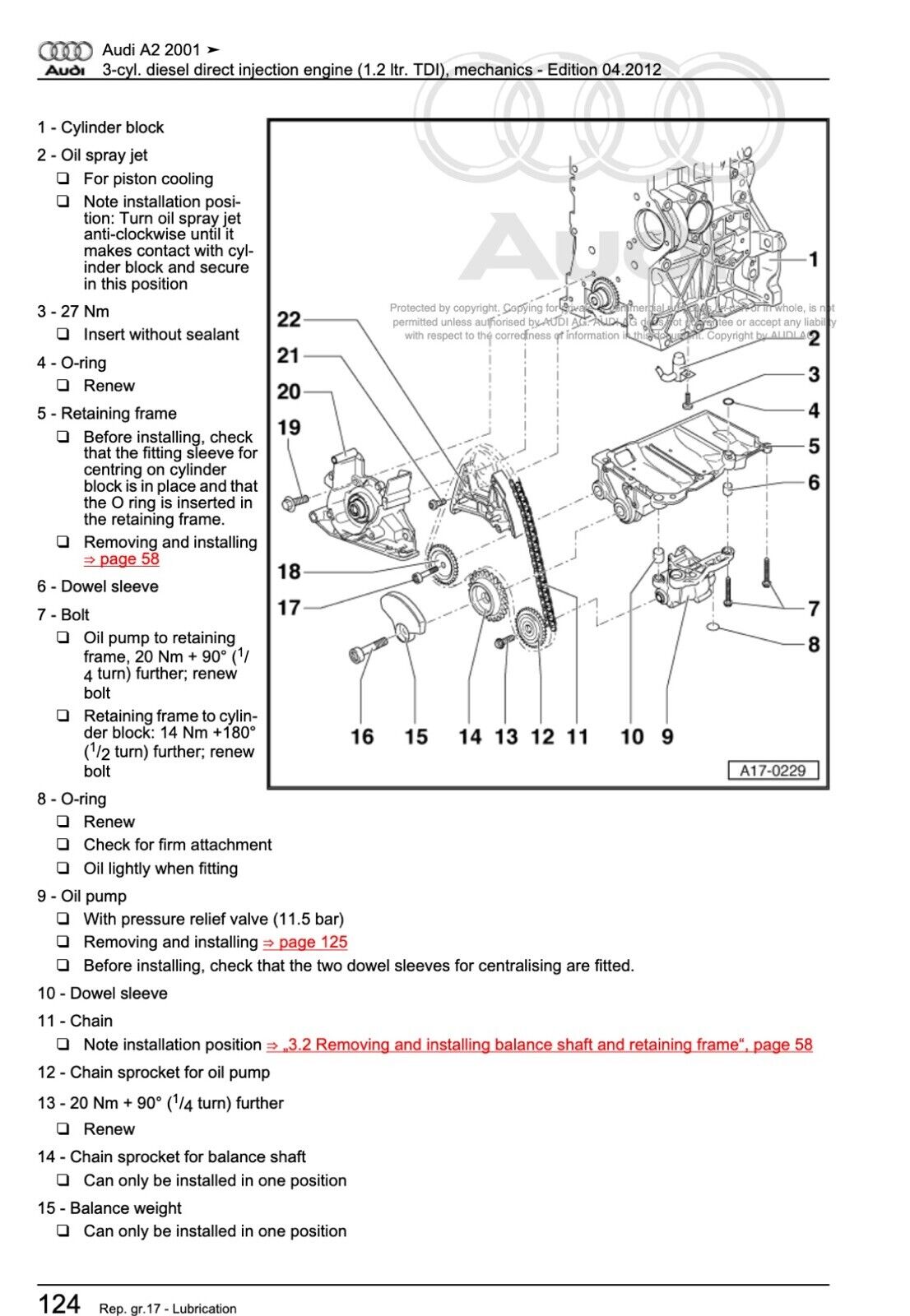 Audi A2 (2000-2005)  manuale riparazione
