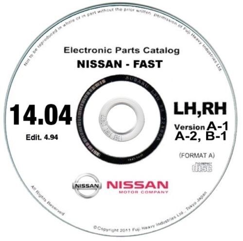 Nissan FAST EPC 2014 EL-ER-CA-US-GL-GR catalogo ricambi spare parts