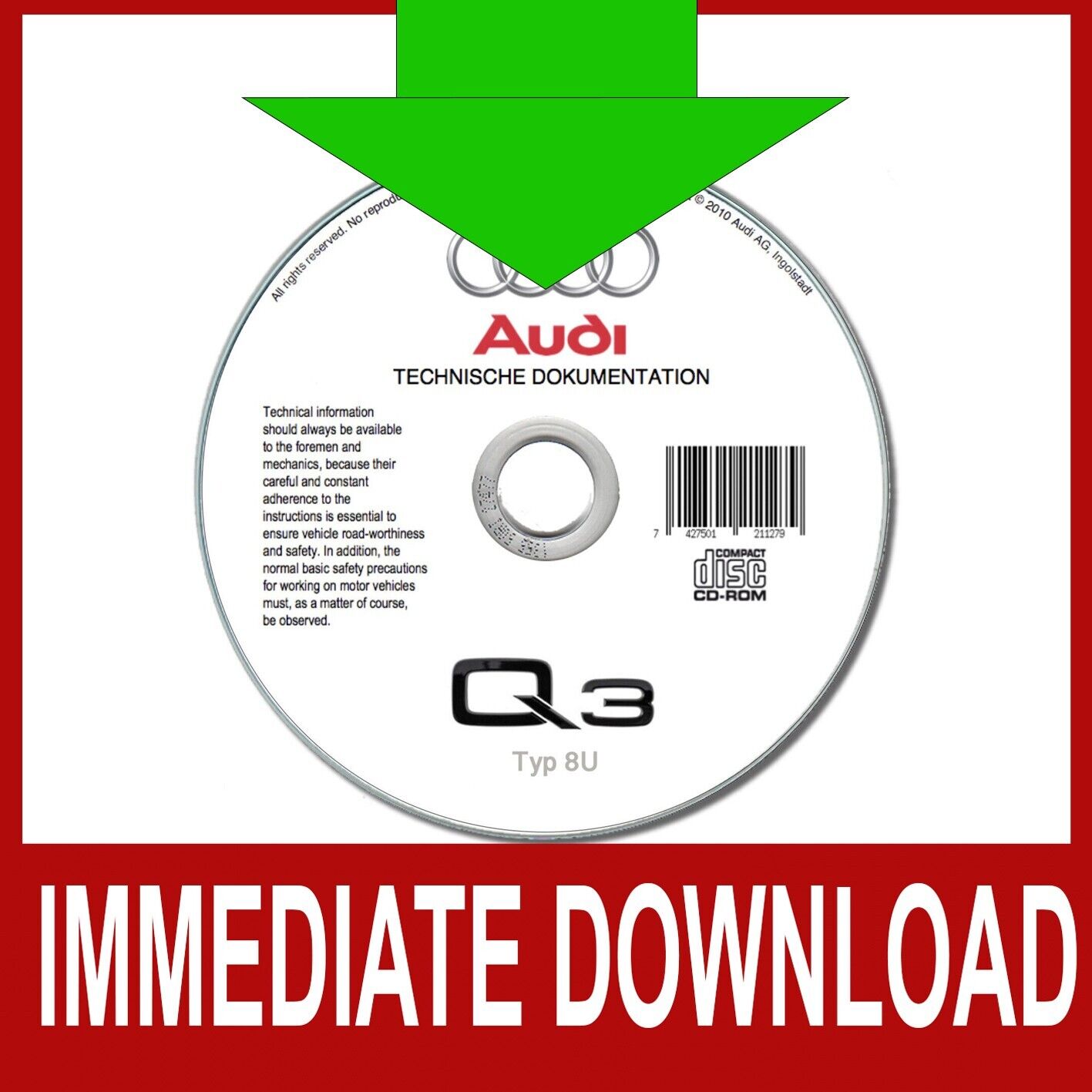Audi Q3 (U86) 2011-2018