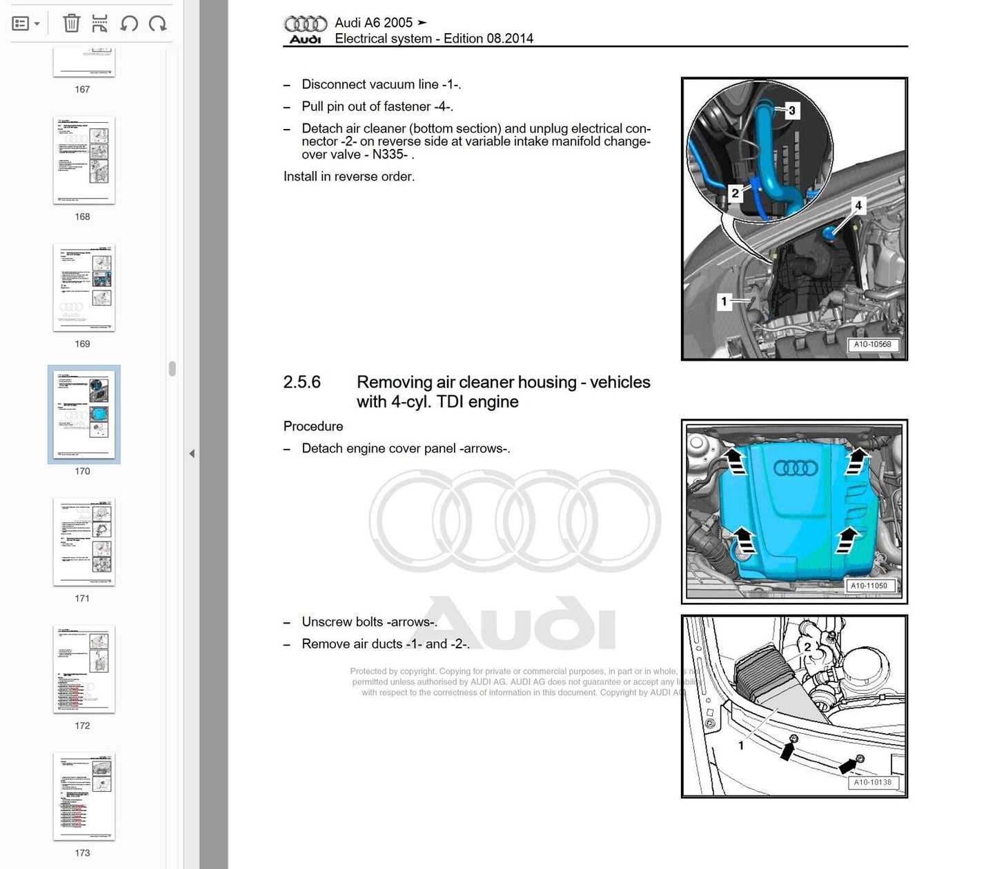 Audi A6 (C6) 2005-2011