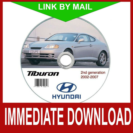 Hyundai Coupe Tiburon II  2002-2007 manuale officina - repair manual FAST