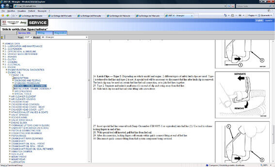 Jeep Cherokee Liberty (KJ) 2001-2008 INTERNET EXPLORER