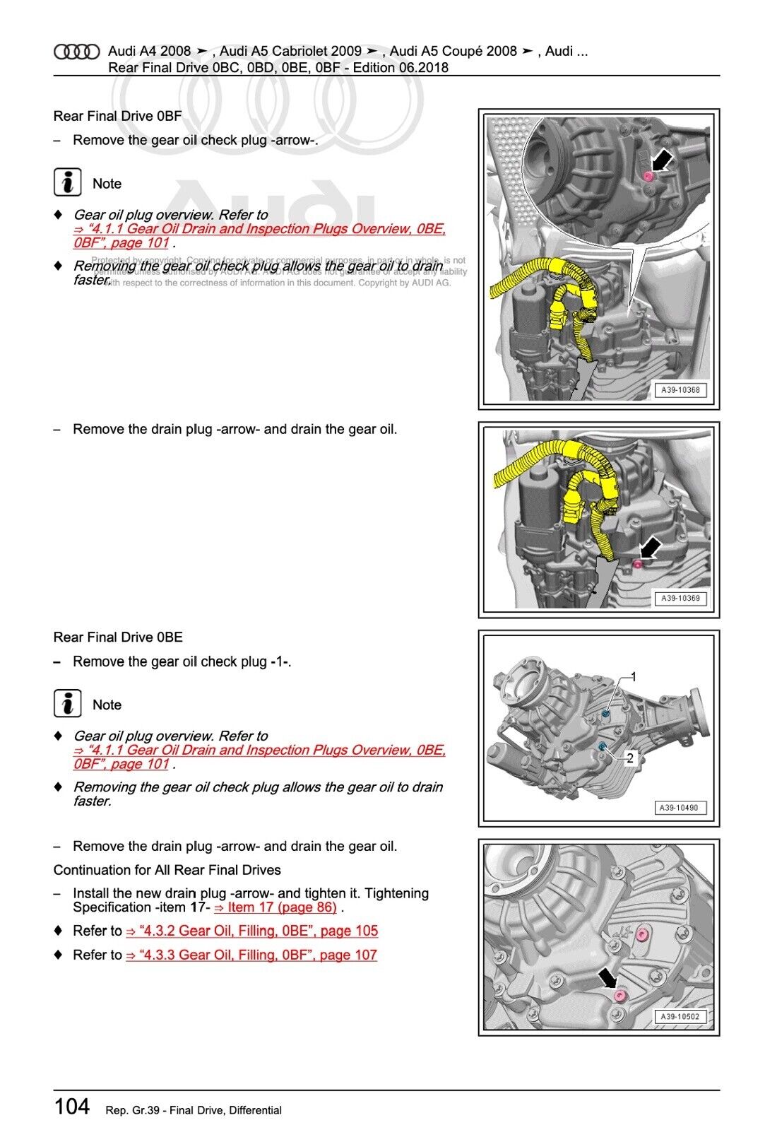 Audi Q5 (2008-2016) repair manual
