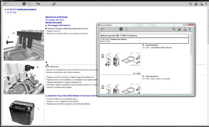 Bmw R1200 (2004-2013)  manuale officina - repair manual FAST