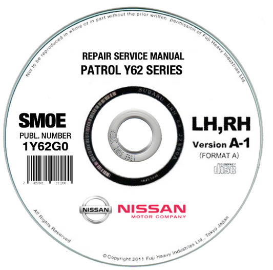 Nissan Patrol (2010-2019) manuale officina - repair manual FAST
