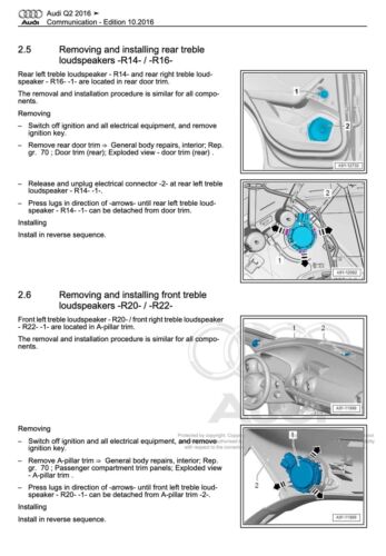 Audi Q2 (2016-2020) repair manual