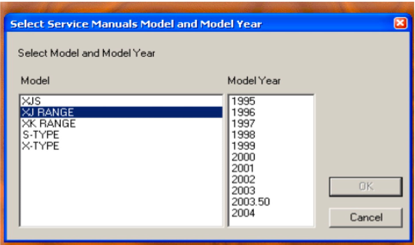 Jaguar TIS 2004 manuals collection