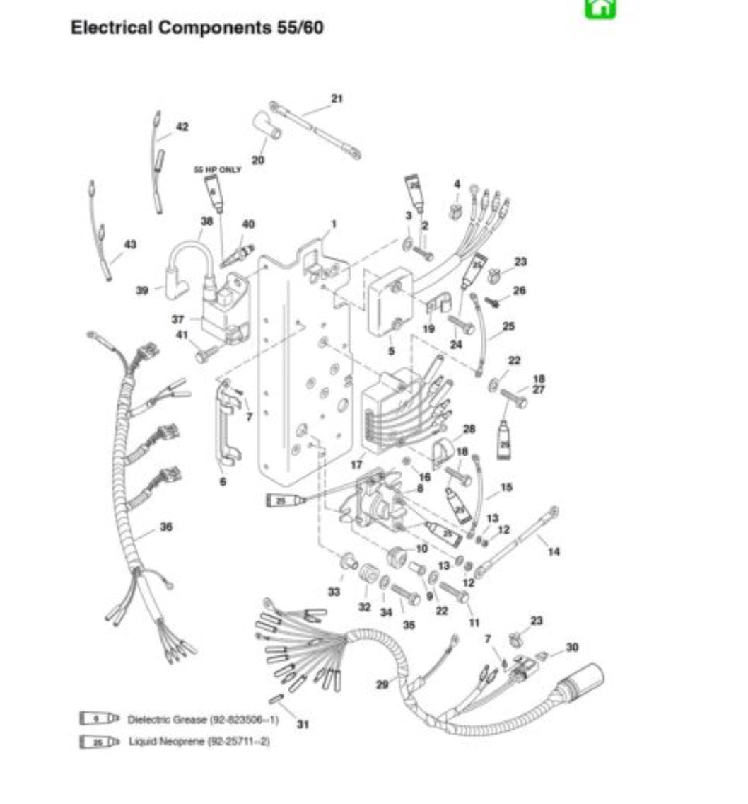 Mercury 40/50/55/60 3 Cyl. EFI ELPT