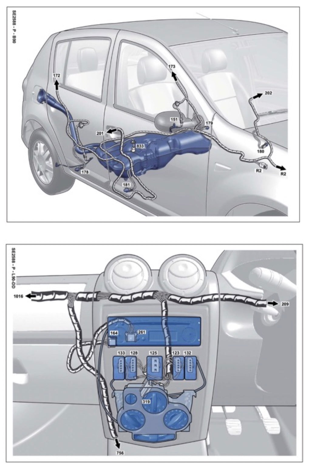 Dacia Logan 2008> schemi elettrici wiring