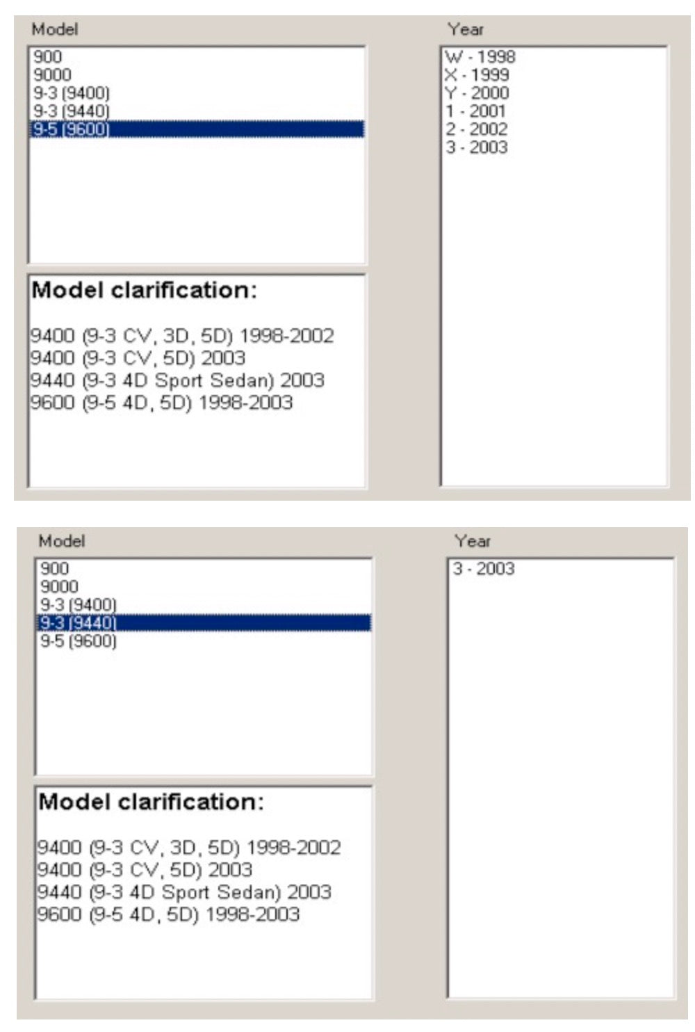 Saab EPC 01/2013 ricambi spare catalogue