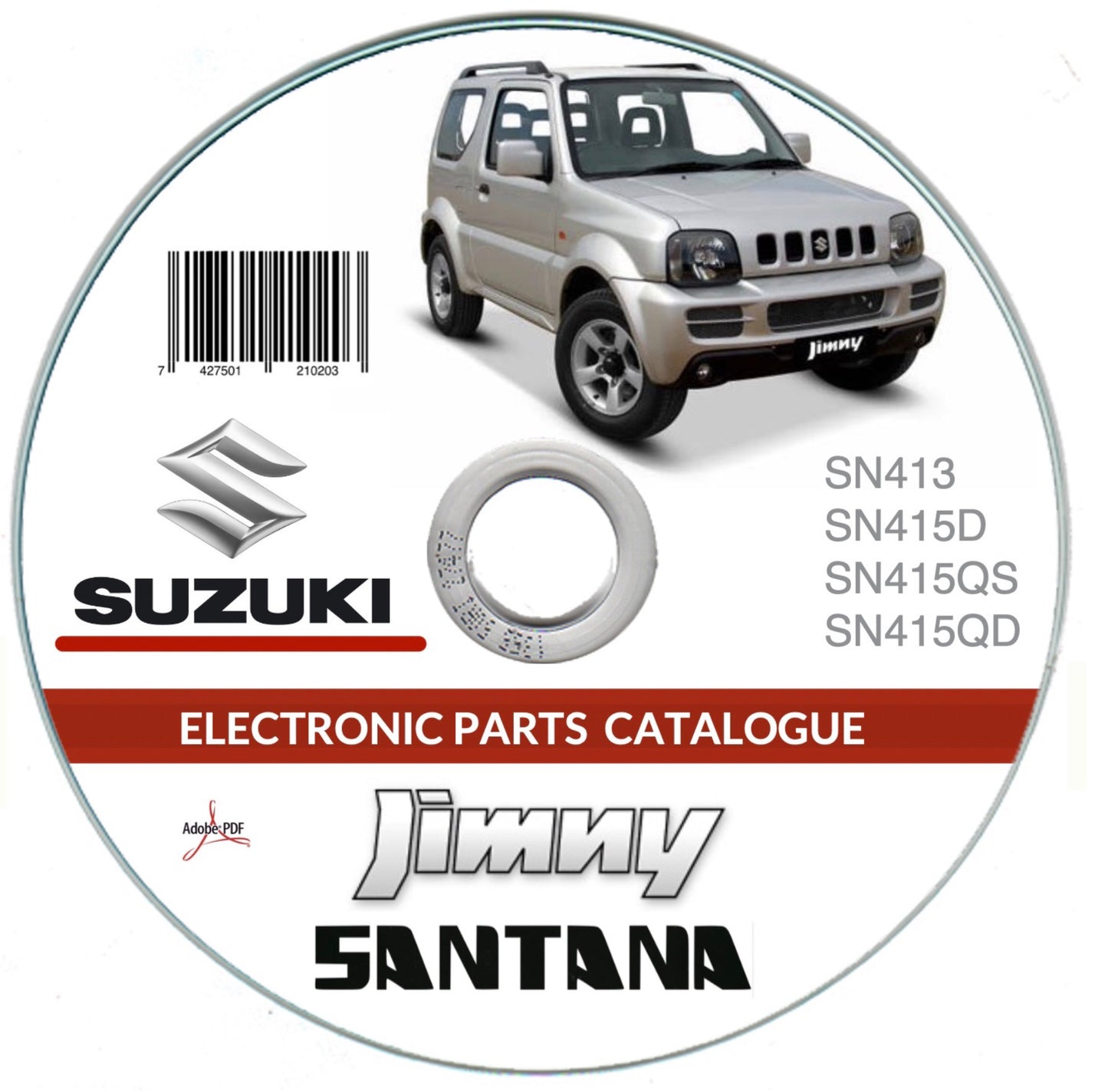 Suzuki Jimny/Santana catalogo ricambi spare parts