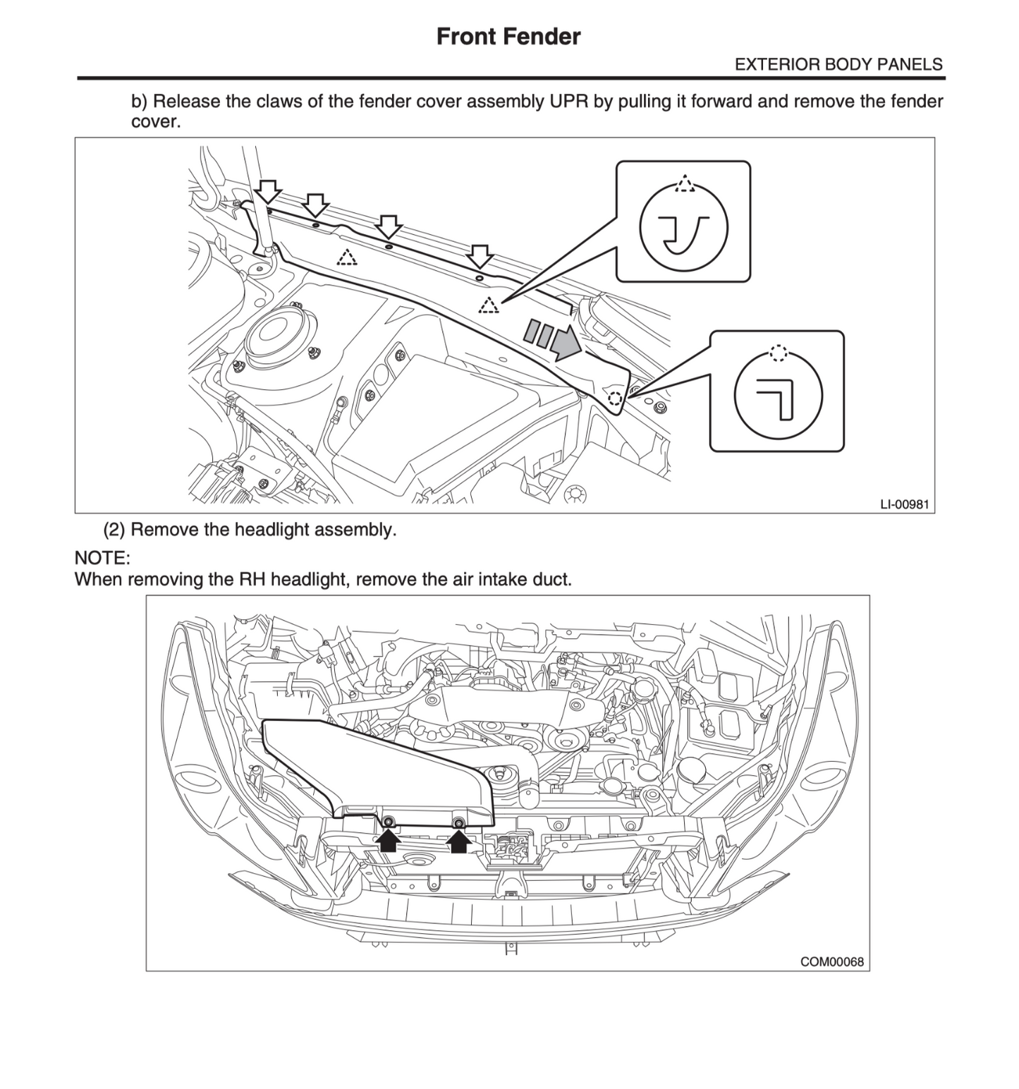 Subaru Legacy - Outback (2009-2014)