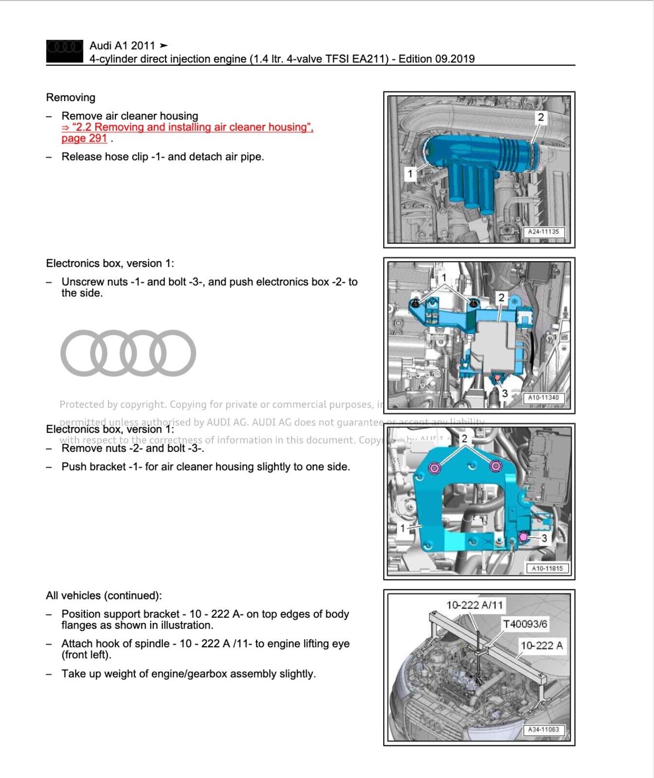 Audi A1 (8X) 2010-2018