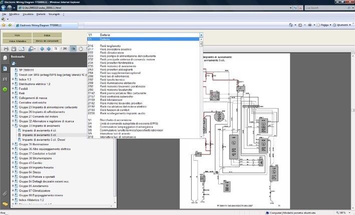 Volvo EWD 2013 A wiring diagram schemi elettrici