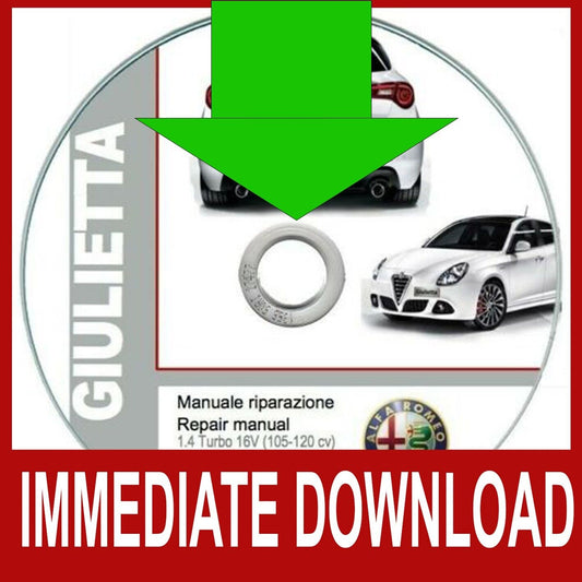Alfa Romeo Giulietta (2010-13) Manuel technique et de réparation FAST