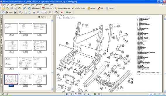 Bmw 840 - 850 Serie 8 (E31) workshop manual repair manual FAST 