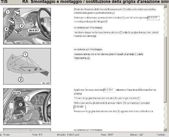 Bmw TIS 2007 manuali per Bmw e Mini ITALIANO