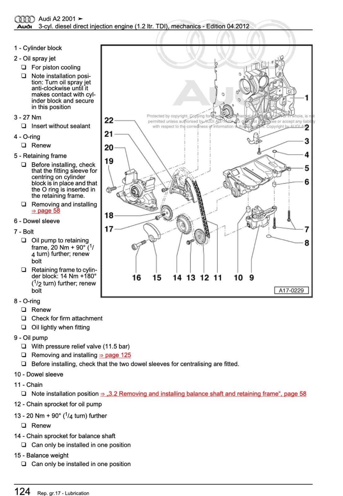 Audi A2 (2000-2005) repair manual