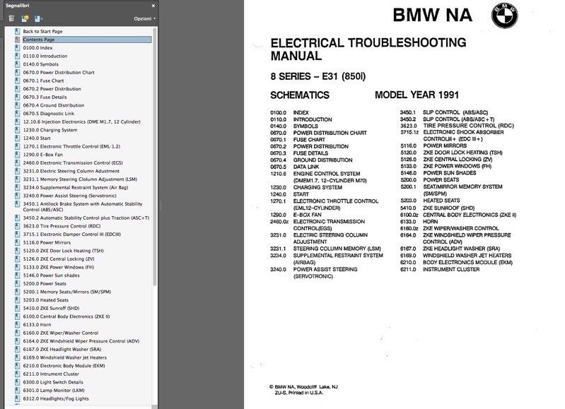 Bmw 840 & 850 (E31) ETM