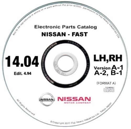 Nissan FAST EPC 2014 catalogo ricambi spare parts