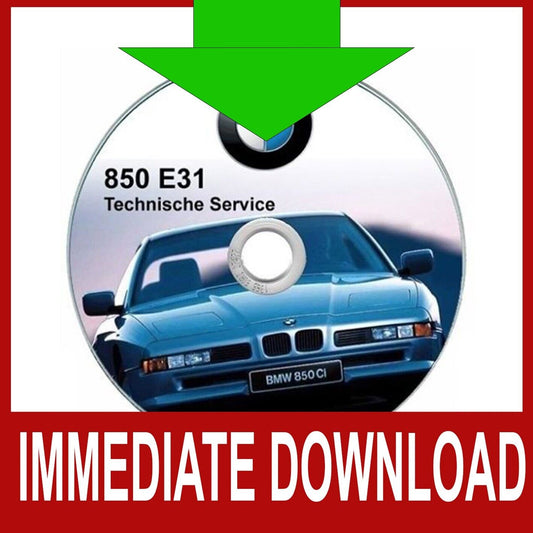 Bmw 840 - 850 Serie 8 (E31) workshop manual repair manual FAST 