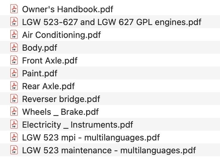 AIXAM Crossline (engines LGW523/627) workshop manual