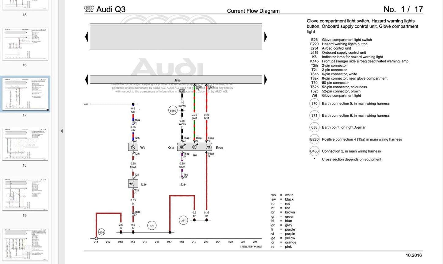 Audi Q3 (U86) 2011-2018 repair manual