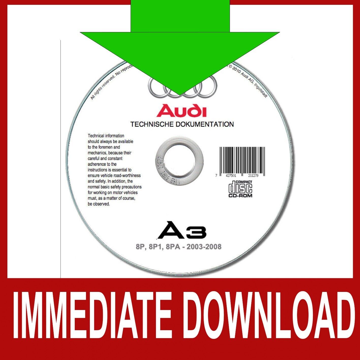 Audi A3 (8P) 2003-2008 repair manual